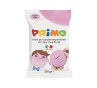 PRIMO - Pasta da Modellare Simil Argilla Dermatologicamente Testata 250g Inodore Vegan, Pasta Modellabile Morbida Naturale - Giochi Bambini 3 Anni per Lavoretti Creativi, Asciuga all'Aria, no Cottura