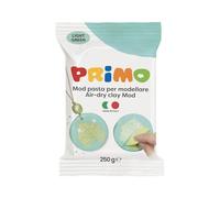 PRIMO - Pasta da Modellare Simil Argilla Dermatologicamente Testata 250g Inodore Vegan, Pasta Modellabile Morbida Naturale - Giochi Bambini 3 Anni per Lavoretti Creativi, Asciuga all'Aria, no Cottura