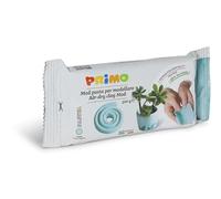 PRIMO - Pasta da Modellare Simil Argilla Dermatologicamente Testata 500g, Pasta Modellabile con Mani Inumidite - Giochi Bambini +3Anni, Lavoretti Creativi Asciuga all'Aria no Cottura, Inodore e Vegana