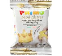 PRIMO - Pasta Modellabile Dermatologicamente Testata 250g Inodore Vegan, Panetto Simil Argilla da Modellare senza Microplastiche, Giochi Bambini 3 Anni Lavoretti Creativi, Asciuga all'Aria, no Cottura