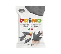 Primo - Pasta Modellabile Dermatologicamente Testata 250g Inodore Vegan, Panetto Simil Argilla da Modellare Morbida e Naturale - Giochi Bambini 3 Anni Lavoretti Creativi, Asciuga all'Aria, No Cottura