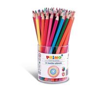 Primo pastelli 72 pezzi colorati multicolore in tubo plastica