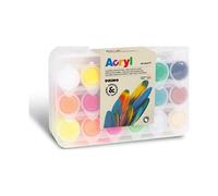 Primo pittura tubi di tempera 25 ml Multicolore 18 vasetti