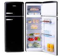 PRIMO PR166RKZ Retro Frigorifero - 206L - E - Libera installazione - Nero