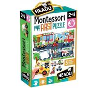 Primo Puzzle La Città, Metodo Montessori 2-4 Anni, Headu IT22373
