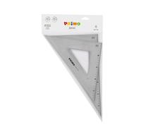 PRIMO - Set 2 Squadre 45°/35 cm e 60°/35 cm Antiriflesso per Disegno Tecnico, Squadra Cancelleria Cartoleria Resistente con Bordo Righello, Cose per la Scuola Materiale Scolastico, Bustina Antigraffio