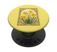 Primo sorriso di primavera Il narciso di marzo PopSockets PopGrip Adesivo