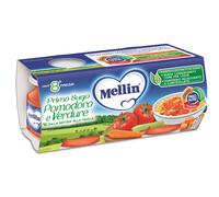 Mellin MELLIN PRIMO SUGO POMODORO E VERDURE 2 VASETTI DA 80 G
