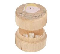 Primo Taglio Capelli Ricordo Bambino Grande Contenitore In Legno Per