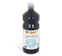 Primo Tempera Bottiglia Colore Nero 1000 ml per Pittura Artistica