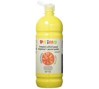 PRIMO - Tempere Lavabili per Bambini +3 Anni e Adulti da 1L, Colori per Bambini a Tempera per Dipingere di Alta Qualità, Colori per Stoffa, Vetro, Carta, Pittura Lavoretti Creativi per Bambini e Hobby