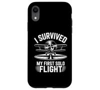 Primo Volo Solista Aviazione My First Solo Flight Pilota Custodia per iPhone XR