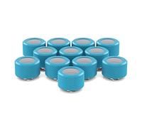 PrimoChill 16 mm OD rigido SX raccordo - confezione da 12 - azzurro cielo