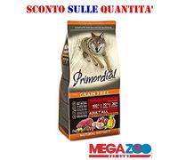Primordial Holistic Dog Adult Bufalo e Sgombro Grain Free da 12kg
