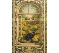 Primrose Garden Window Notebook: 120 pages with a beautiful Art Nouveau style cover