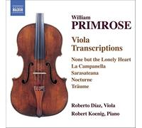 William Primrose Viola Transcriptions (Koenig, Diaz) (CD) Album