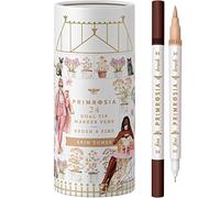 Primrosia Set di 24 pennarelli a doppia punta, per capelli e ritratti ad acquerello - estremità fine e pennello, forniture d'arte per colorare, schizzi e disegni