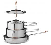 Primus Set di pentole Campfire Cookset (Dimensione small, Silber)