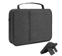 PRIMUZ Custodia protettiva per bibbia, 28 x 22 x 6 cm, con manico per libri biblici, custodia per il trasporto della Bibbia per una facile presa per contenere penne, libri, quaderni e tablet