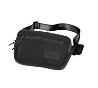 Prince - Borsa a tracolla, leggera, impermeabile, per donne e uomini, con tracolla regolabile, cintura da corsa per palestra, ciclismo e uso quotidiano, 22,9 cm, colore nero