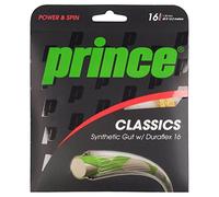 PRINCE Budello Sintetico 16 Duraflex Corda da Tennis Set, Oro