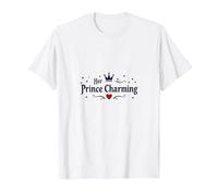 Prince Charming - Il Suo Romantico Innamorato da Favola Maglietta, Uomo, Bianco, XL