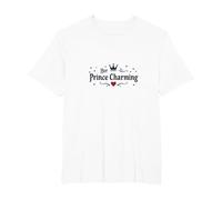 Prince Charming - Il Suo Romantico Innamorato da Favola Maglietta, Uomo Taglie Grandi, Bianco, 5X Tall