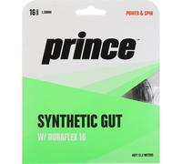 PRINCE Budello Sintetico 16 Duraflex Corda Tennis Set, Porpora