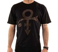 Prince Gold Symbol (Embellished) Black L Maglietta