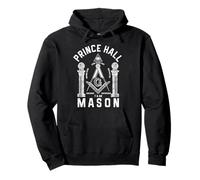 Prince Hall Mason Masonic Square & Compass Masson Shriner Felpa con Cappuccio