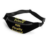 Prince Has Finally Arrived - Marsupio a tracolla con stampa alla moda, con cinghia regolabile, per uomo e donna, da viaggio, Stile:, 36*15cm, MHXYZHW