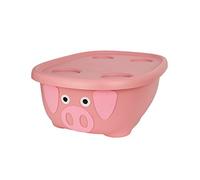 Prince Lionheart Prince Lionheart Tubimal - Vasca Bagno Con Amaca Inclusa, Diventa Contenitore Giochi (Rosa/Maiale) - 2010 g