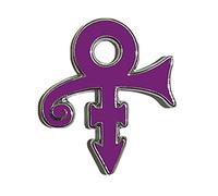 Prince Pin Spilla in metallo smaltato con logo Love Symbol, colore: viola