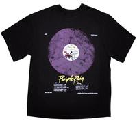 Prince Purple Rain Disc Oversized Black XL Maglietta