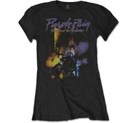 Prince' Purple Rain' T-shirt aderente da donna - Nuovo