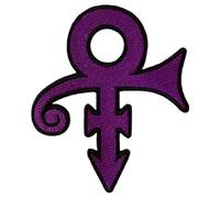 Prince Purple Symbol Standard Woven Patch Size Accessory Size