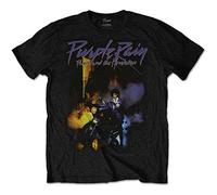 Prince Purple Rain Maglietta Ufficiale - Nero L