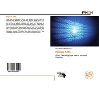 Prince XML: HTML, Cascading Style Sheets, Microsoft Windows
