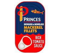 Princes - Filetti di sgombro in pomodoro, 125 g, confezione da 10