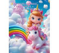 Princesas, Nubes y Unicornios - Libro de Colorear Inspirador para Niños