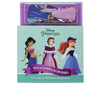 Princesas. Viste a las princesas con imanes: Libro magnético
