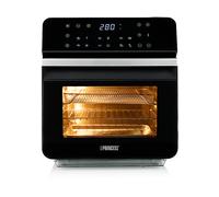PRINCESS 182085 STEAM AIRFRYER 10 FRIGGITRICE AD ARIA, capacità l, Max potenza 1550 W, Nero / Plastica