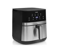 PRINCESS 182474 DualHeat Airfryer FRIGGITRICE AD ARIA, Max potenza 2300 W, 12 programmi a 200 °C, Nero / Acciaio Plastica