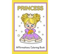 Princess affirmation colouring book