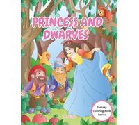 Princess and Dwarves: Fantasy Coloring Book for Kids