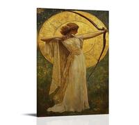 Princess Archery Classical Art - Stampa da parete, decorazione moderna per camera familiare, 30 x 45 cm