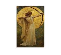 Princess Archery Classical Art - Stampa da parete, decorazione moderna per camera familiare, 30 x 45 cm