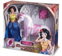 Princess Bambola Biancaneve 30 cm con Cavallo