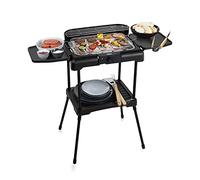 Princess 01.112250.01.001 BBQ elettrico con ripiani laterali