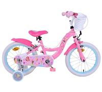 Princess Bicicletta per bambini da 16 pollici, colore rosa, sicurezza, comfort e divertimento in uno!